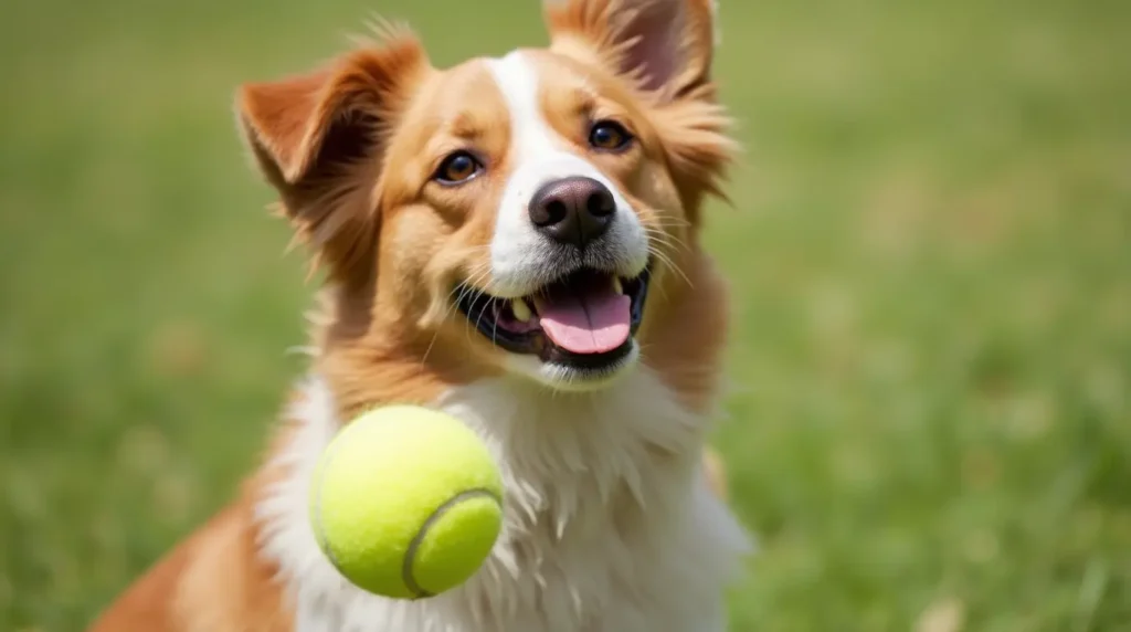 why do dogs love tennis balls